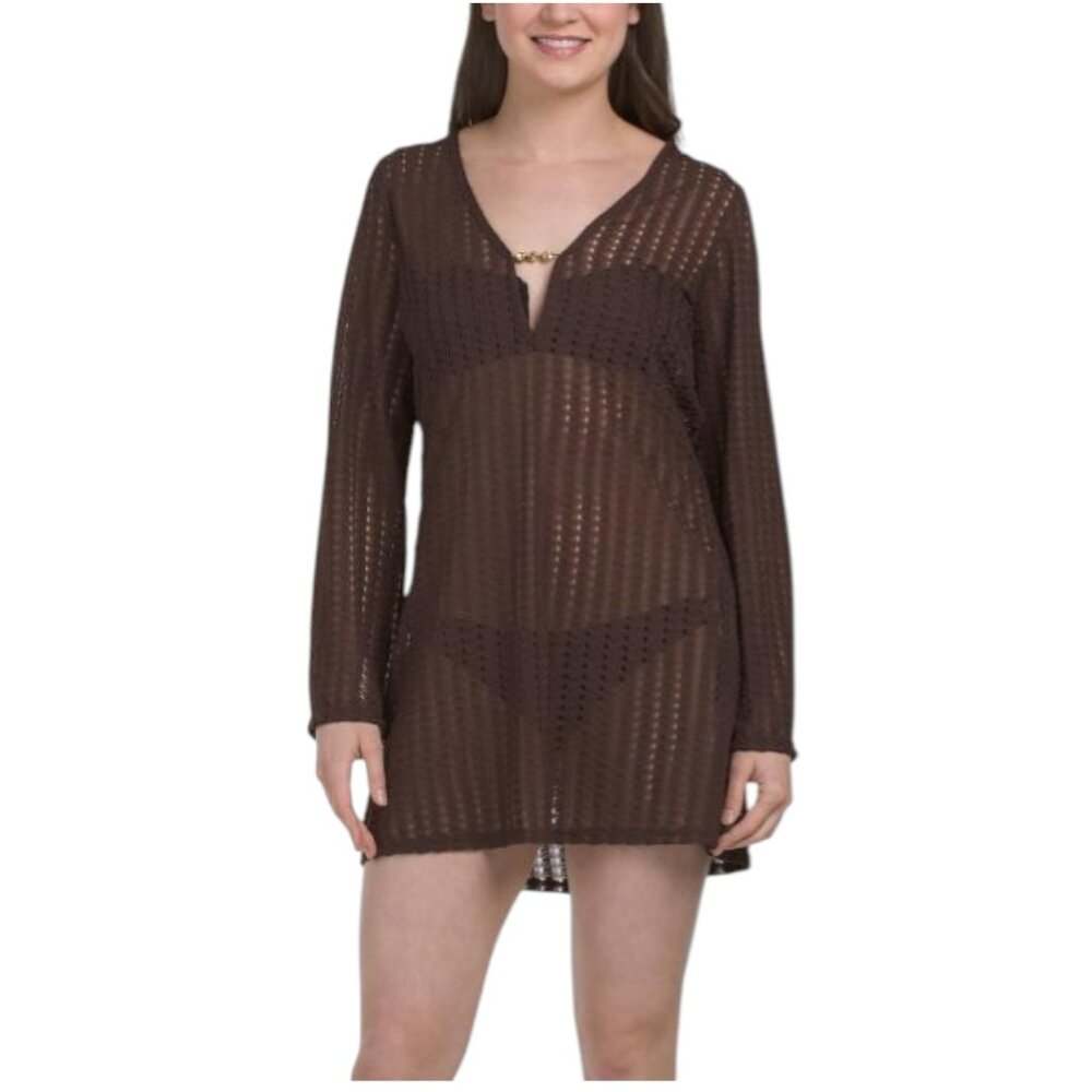 DOTTI Cover-up Dress With Gold Tone Hardware